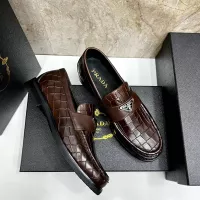 $155.00 USD Prada Leather Shoes For Men #1319329