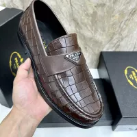 $155.00 USD Prada Leather Shoes For Men #1319329