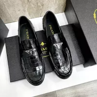 $155.00 USD Prada Leather Shoes For Men #1319330