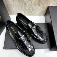 $155.00 USD Prada Leather Shoes For Men #1319330