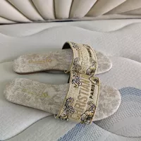 $68.00 USD Christian Dior Slippers For Women #1319713