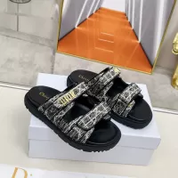 $92.00 USD Christian Dior Slippers For Women #1319852