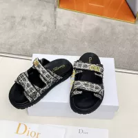 $92.00 USD Christian Dior Slippers For Women #1319852
