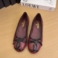 $102.00 USD Chanel Flat Shoes For Women #1319960