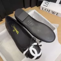 $102.00 USD Chanel Flat Shoes For Women #1319961