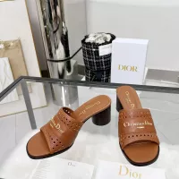 $92.00 USD Christian Dior Slippers For Women #1319975
