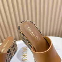 $98.00 USD Christian Dior Slippers For Women #1320154