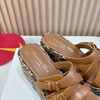 $98.00 USD Christian Dior Slippers For Women #1320158