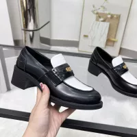 $102.00 USD MIU MIU Leather Shoes For Women #1320188