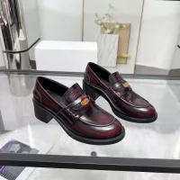 $102.00 USD MIU MIU Leather Shoes For Women #1320189