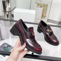 $102.00 USD MIU MIU Leather Shoes For Women #1320189