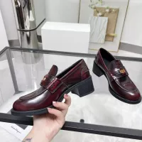 $102.00 USD MIU MIU Leather Shoes For Women #1320189