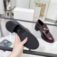 $102.00 USD MIU MIU Leather Shoes For Women #1320189