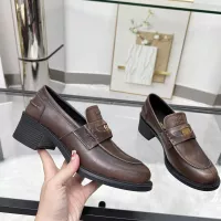 $102.00 USD MIU MIU Leather Shoes For Women #1320190
