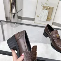 $102.00 USD MIU MIU Leather Shoes For Women #1320190