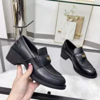 $102.00 USD MIU MIU Leather Shoes For Women #1320191
