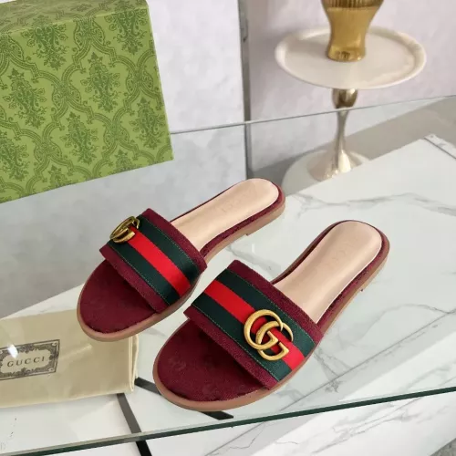 Gucci Slippers For Women #1320372 $82.00 USD, Wholesale Replica Gucci Slippers