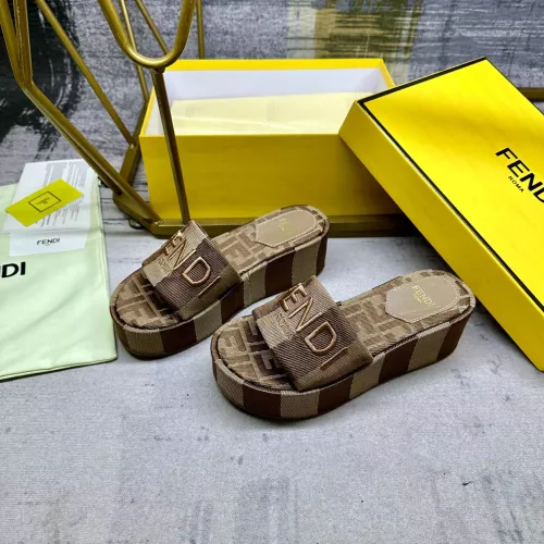 Fendi Slippers For Women #1320495 $82.00 USD, Wholesale Replica Fendi Slippers