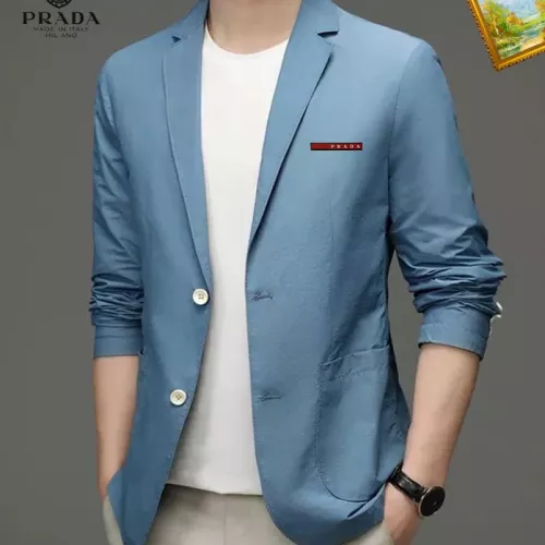 Prada Jackets Long Sleeved For Men #1321077 $52.00 USD, Wholesale Replica Prada Jackets