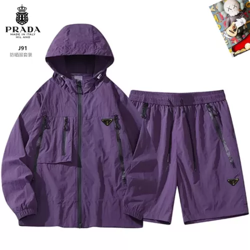 Prada Tracksuits Long Sleeved For Men #1321167 $60.00 USD, Wholesale Replica Prada Tracksuits