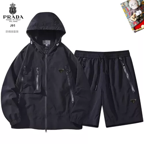 Prada Tracksuits Long Sleeved For Men #1321168 $60.00 USD, Wholesale Replica Prada Tracksuits