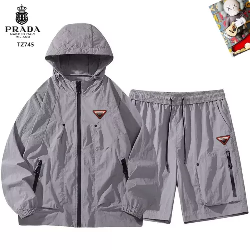Prada Tracksuits Long Sleeved For Men #1321213 $60.00 USD, Wholesale Replica Prada Tracksuits