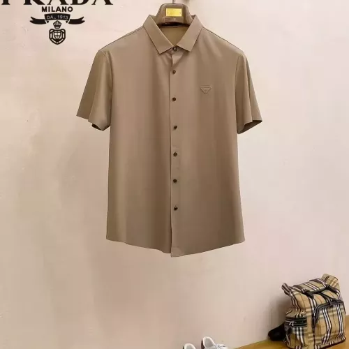 Prada Shirts Short Sleeved For Men #1321401 $52.00 USD, Wholesale Replica Prada Shirts