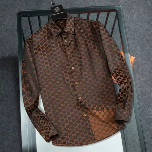 Gucci Shirts Long Sleeved For Men #1321470