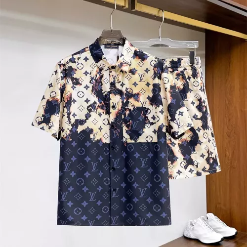 Louis Vuitton LV Tracksuits Short Sleeved For Men #1322990 $76.00 USD, Wholesale Replica Louis Vuitton LV Tracksuits