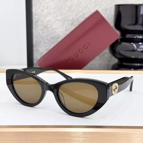 Gucci AAA Quality Sunglasses #1325102 $60.00 USD, Wholesale Replica Gucci AAA Quality Sunglasses