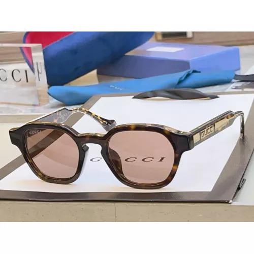 Gucci AAA Quality Sunglasses #1325323 $56.00 USD, Wholesale Replica Gucci AAA Quality Sunglasses