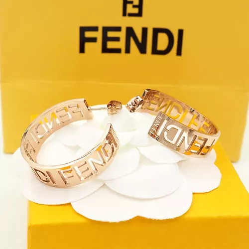 Fendi Earrings For Women #1326248 $32.00 USD, Wholesale Replica Fendi Earrings