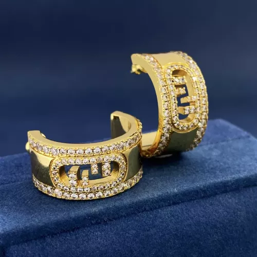 Fendi Earrings For Women #1327287 $34.00 USD, Wholesale Replica Fendi Earrings