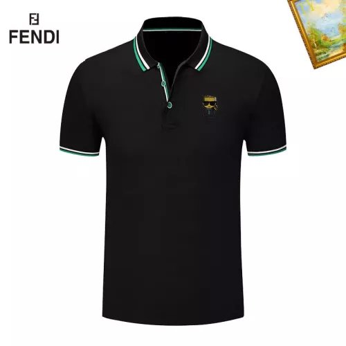 Fendi T-Shirts Short Sleeved For Men #1327748 $29.00 USD, Wholesale Replica Fendi T-Shirts
