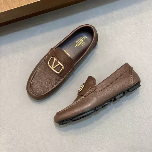 Valentino Leather Shoes For Men #1329565 $115.00 USD, Wholesale Replica Valentino Leather Shoes
