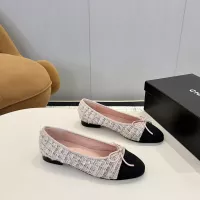 $92.00 USD Chanel Flat Shoes For Women #1320283