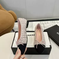 $92.00 USD Chanel Flat Shoes For Women #1320283