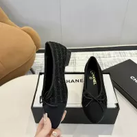 $92.00 USD Chanel Flat Shoes For Women #1320285