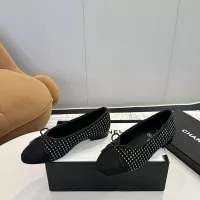 $92.00 USD Chanel Flat Shoes For Women #1320287