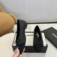 $92.00 USD Chanel Flat Shoes For Women #1320287