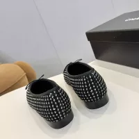 $92.00 USD Chanel Flat Shoes For Women #1320287