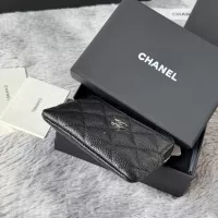 $80.00 USD Chanel AAA Quality Wallets In Silver For Women #1320965