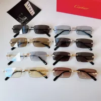 $68.00 USD Cartier AAA Quality Sunglassess #1324919