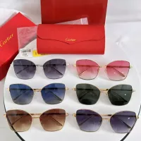 $48.00 USD Cartier AAA Quality Sunglassess #1324996