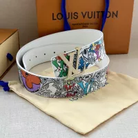 $56.00 USD Louis Vuitton AAA Quality Belts In 4.0cm For Men #1328238
