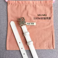 $52.00 USD MIU MIU AAA Quality Belts In 2.0cm For Women #1328557