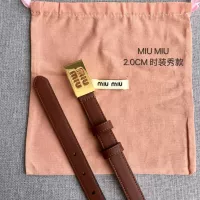$52.00 USD MIU MIU AAA Quality Belts In 2.0cm For Women #1328570