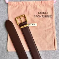$52.00 USD MIU MIU AAA Quality Belts In 3.5cm For Women #1328614