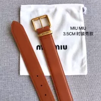$52.00 USD MIU MIU AAA Quality Belts In 3.5cm For Women #1328616