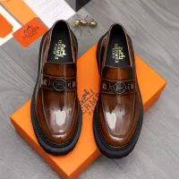 $125.00 USD Hermes Leather Shoes For Men #1329874